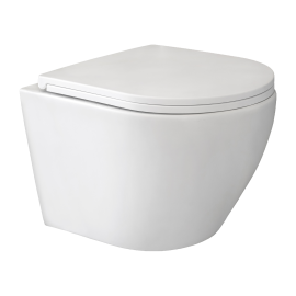 Wc solja konzolna rimless HIDROSAN - VICTORIA [bela, mat]